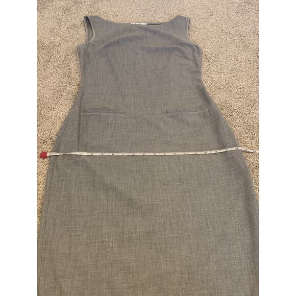 Tahari Womens Gray Sleeveless Suit Dress Light Size 4 - Picture 9 of 12